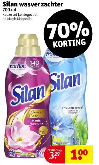 Kruidvat Silan wasverzachter 700 ml aanbieding