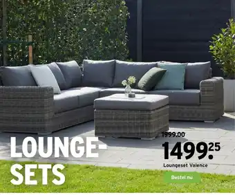 GAMMA Loungeset Valence aanbieding