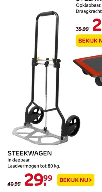 Praxis Steekwagen 80 kg aanbieding