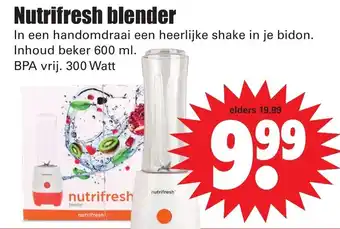 Dirk Nutrifresh blender aanbieding