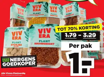 PLUS Vivera Plantaardig aanbieding