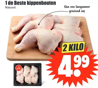 Dirk 1 de Beste kippenbouten 2kilo aanbieding