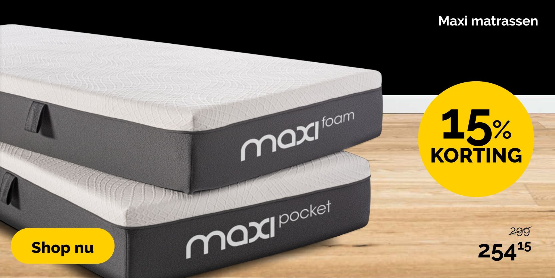 Maxi matrassen aanbieding bij Beter Bed