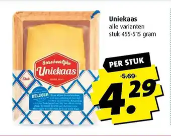 Boni Uniekaas aanbieding