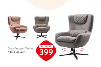 Profijt Meubel Draaifauteuil Temba aanbieding