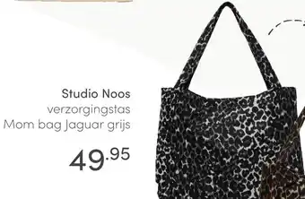 Baby & Tiener Studio Noos verzorgingstas Mom bag Jaguar grijs aanbieding