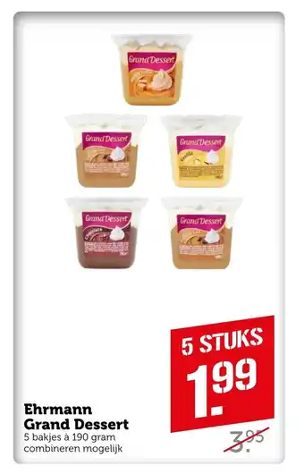 Coop Ehrmann Grand Dessert 190 gram aanbieding