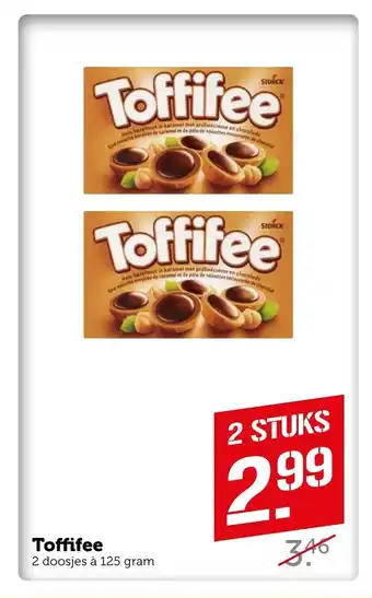 Coop Toffifee 125 gram aanbieding