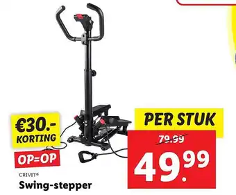 Lidl Crivit® Swing-Stepper €30.- Korting aanbieding