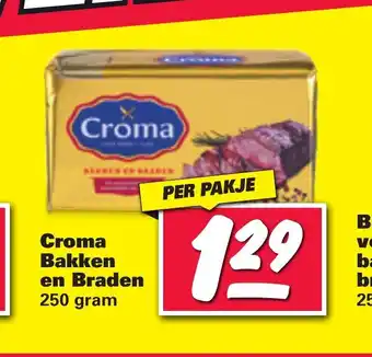 Nettorama Croma Bakken en Braden 250 gram aanbieding