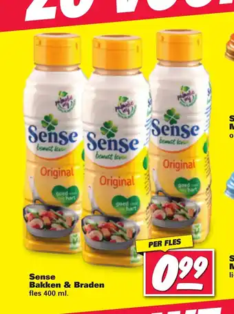 Nettorama Sense Bakken & Braden fles 400 ml aanbieding