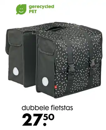 HEMA Dubbele fietstas aanbieding