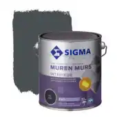 GAMMA Sigma muurverf reinigbaar mat RAL 7016 25 liter aanbieding