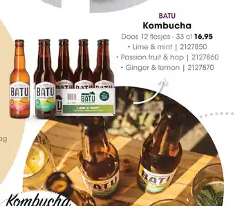 HANOS Kombucha 33 cl aanbieding