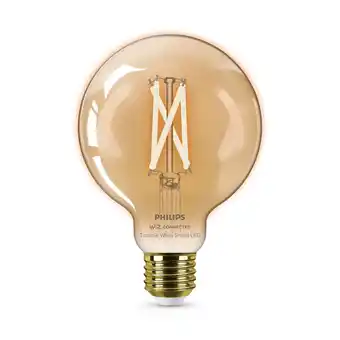 Karwei Philips Smart LED filament globe E27 gold aanbieding