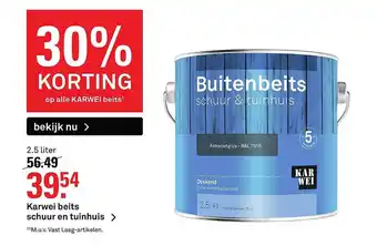 Karwei Karwei Beits Schuur En Tuinhuis aanbieding