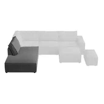 Karwei Modulaire bank James chaise longue geschuurd grijs aanbieding