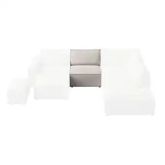 Karwei Modulaire bank James tussenstuk grof geweven beige aanbieding