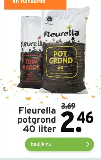 GAMMA Fleurella potgrond 40 liter aanbieding