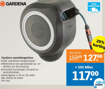 Albert Heijn Gardena wandslangenbox aanbieding