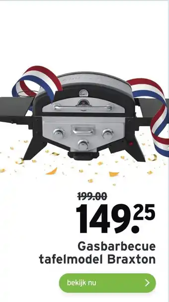 GAMMA Gasbarbecue tafelmodel Braxton aanbieding