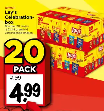 Vomar Voordeelmarkt Lay's Celebration- box Ce aanbieding