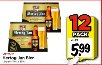 Vomar Voordeelmarkt Hertog Jan Bier aanbieding