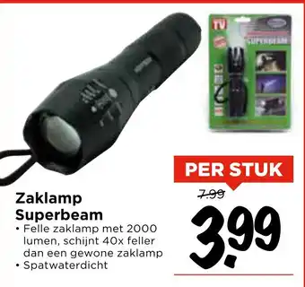 Vomar Voordeelmarkt Zaklamp Superbeam aanbieding