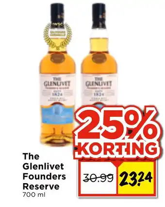 Vomar Voordeelmarkt The Glenlivet Founders Reserve aanbieding