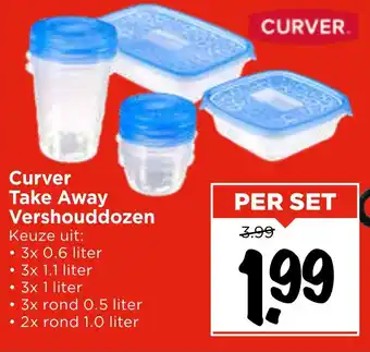 Vomar Voordeelmarkt Curver Take Away Vershouddozen aanbieding