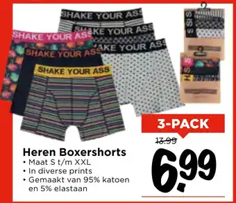 Vomar Voordeelmarkt Heren Boxershorts aanbieding