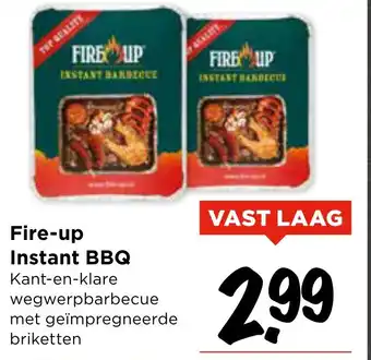 Vomar Voordeelmarkt Fire-up Instant BBQ aanbieding