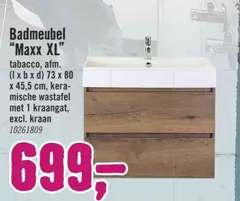 Hornbach Badmeubel "Maxx XL" 17 aanbieding