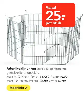 Pets Place Adori konijnenren aanbieding