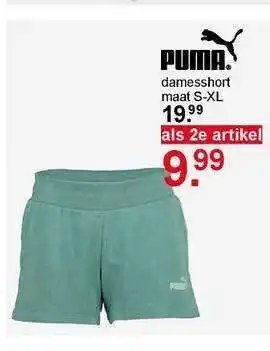 Scapino Puma Damesshort aanbieding