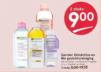 Etos Garnier SkinActive En Bio Gezichtsreiniging aanbieding