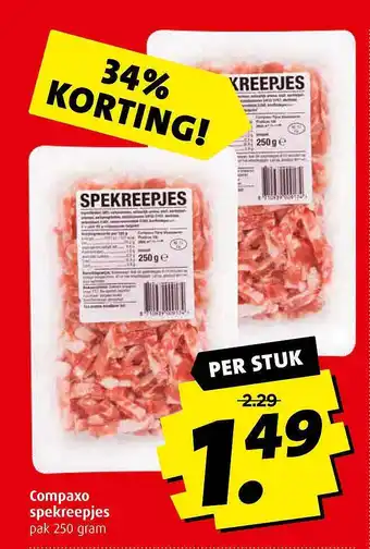 Boni Compaxo Spekreepjes 250 gram aanbieding