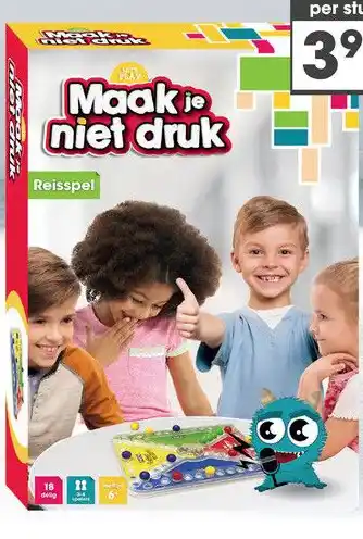 Top1Toys Spel Maak Je Niet Druk Reisspel aanbieding