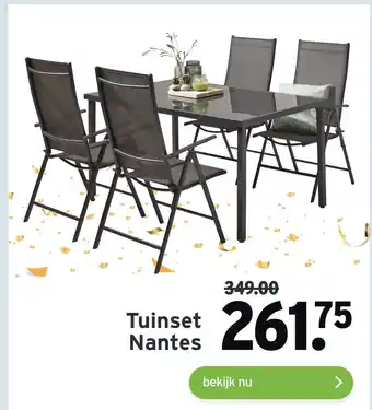 GAMMA Tuinset Nantes aanbieding