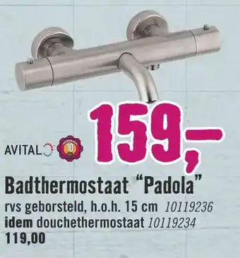 Hornbach Badthermostaat "Padola 17 aanbieding