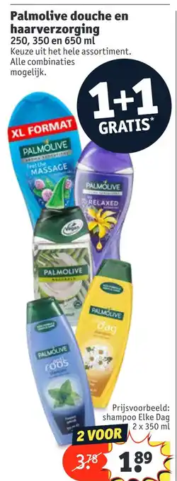 Kruidvat Palmolive douche en haarverzorging aanbieding