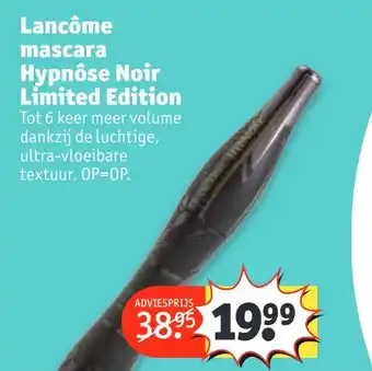 Kruidvat Lancôme mascara Hypnôse Noir Limited Edition aanbieding