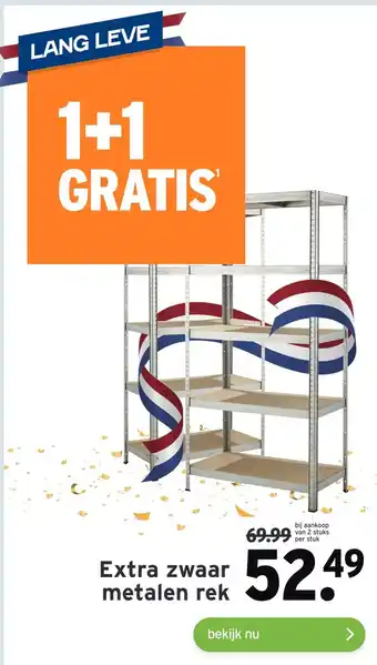 GAMMA Extra zwaar metalen rek aanbieding