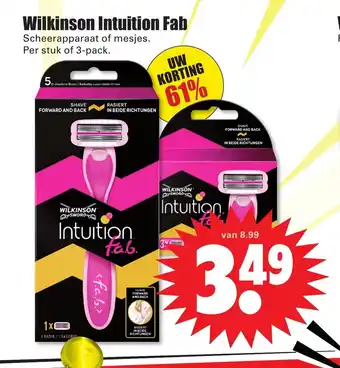 Dirk Wilkinson Intuition Fab per stuk of 3-pack aanbieding