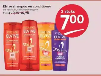 Etos Elvive Shampoo En Conditioner aanbieding