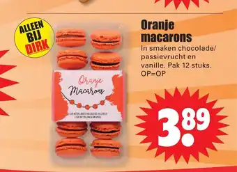 Dirk Oranje macarons pak 12 stuks aanbieding