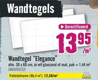 Hornbach Wandtegel “Elegance" 17 aanbieding