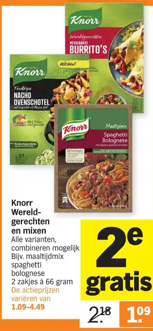 Albert Heijn Knorr Wereld- gerechten en mixen aanbieding