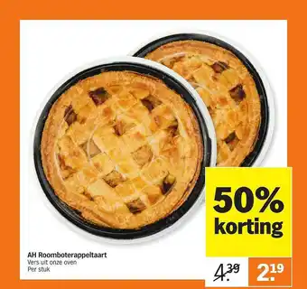 Albert Heijn AH Roomboterappeltaart aanbieding