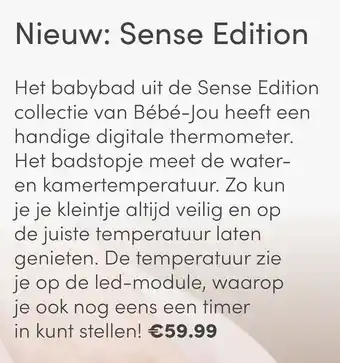 Baby & Tiener Sense Edition aanbieding